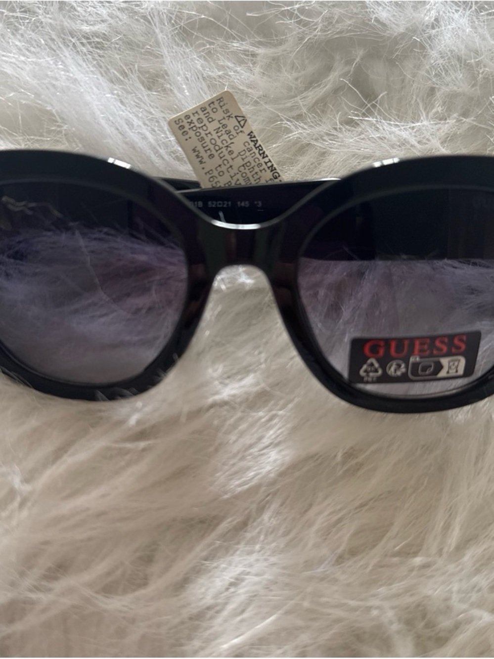 Guess Women’s Black Round Gradient Sunglasses